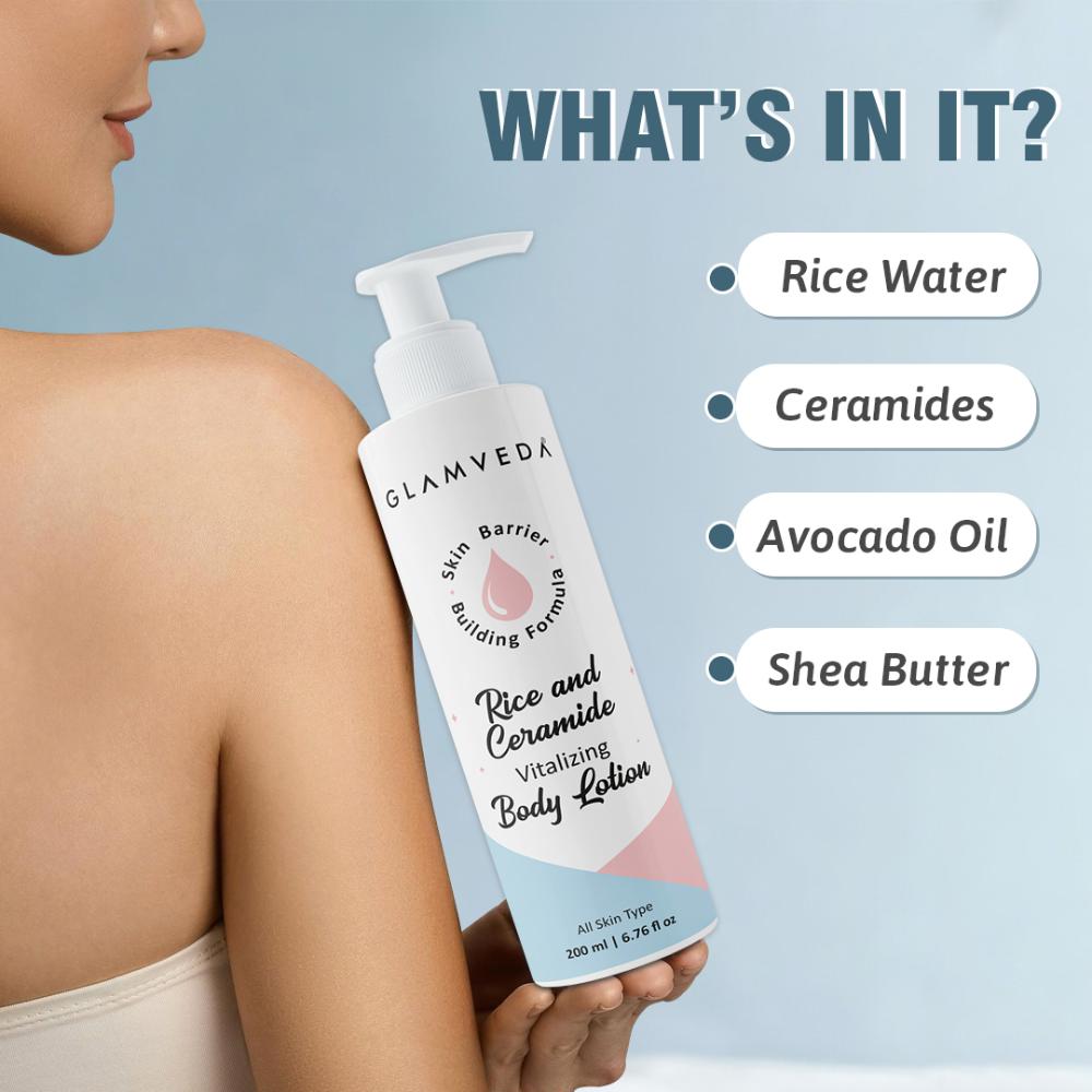 Rice & Ceramide Body Lotion - Ultra-Hydrating Korean Formula