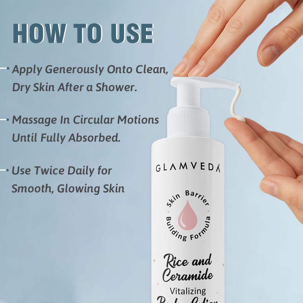 Rice & Ceramide Body Lotion - Ultra-Hydrating Korean Formula