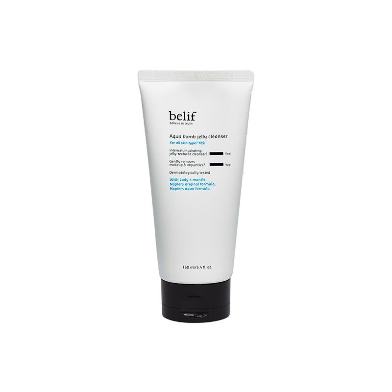 Aqua Bomb Jelly Cleanser - Hydrating Vegan Korean Gentle Face Wash & & Makeup Remover