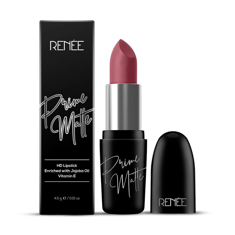 Renee Prime Matte Lipstick, Lightweight & Long-Lasting, Vitamin E Infused