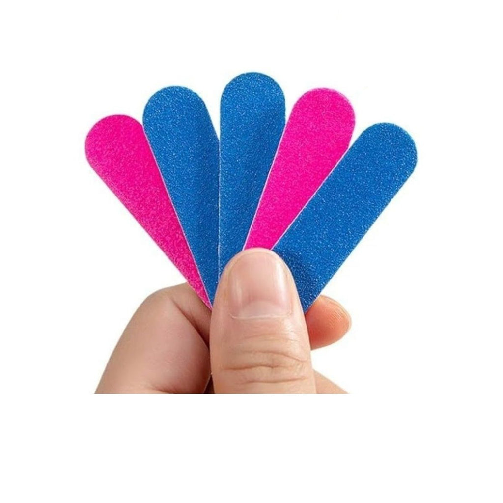 Mini Nail Filer Colourful Double Sided Emery Boards For Manicure & Pedicure