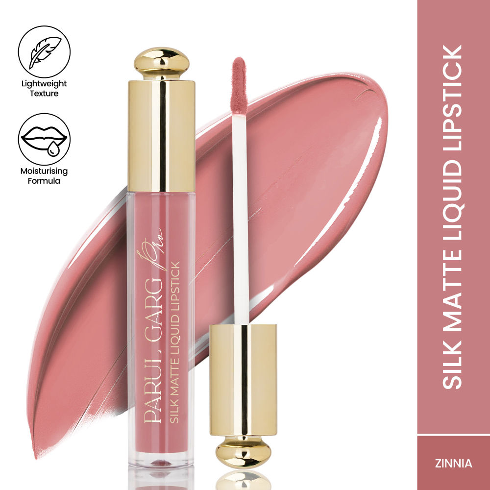 Silk Matte Liquid Lipstick, Long Lasting & Transfer-Proof - Zinnia 04