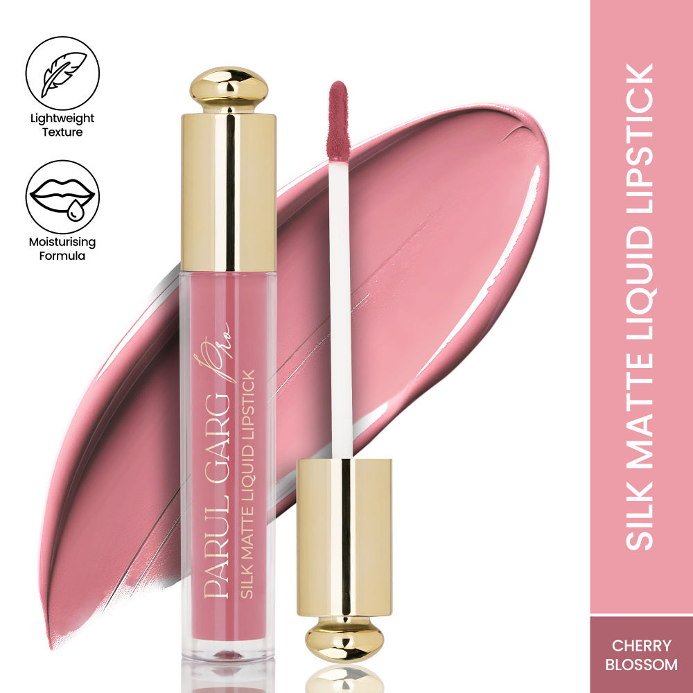 Silk Matte Liquid Lipstick, Long Lasting & Transfer-Proof - Cherry Blossom 08