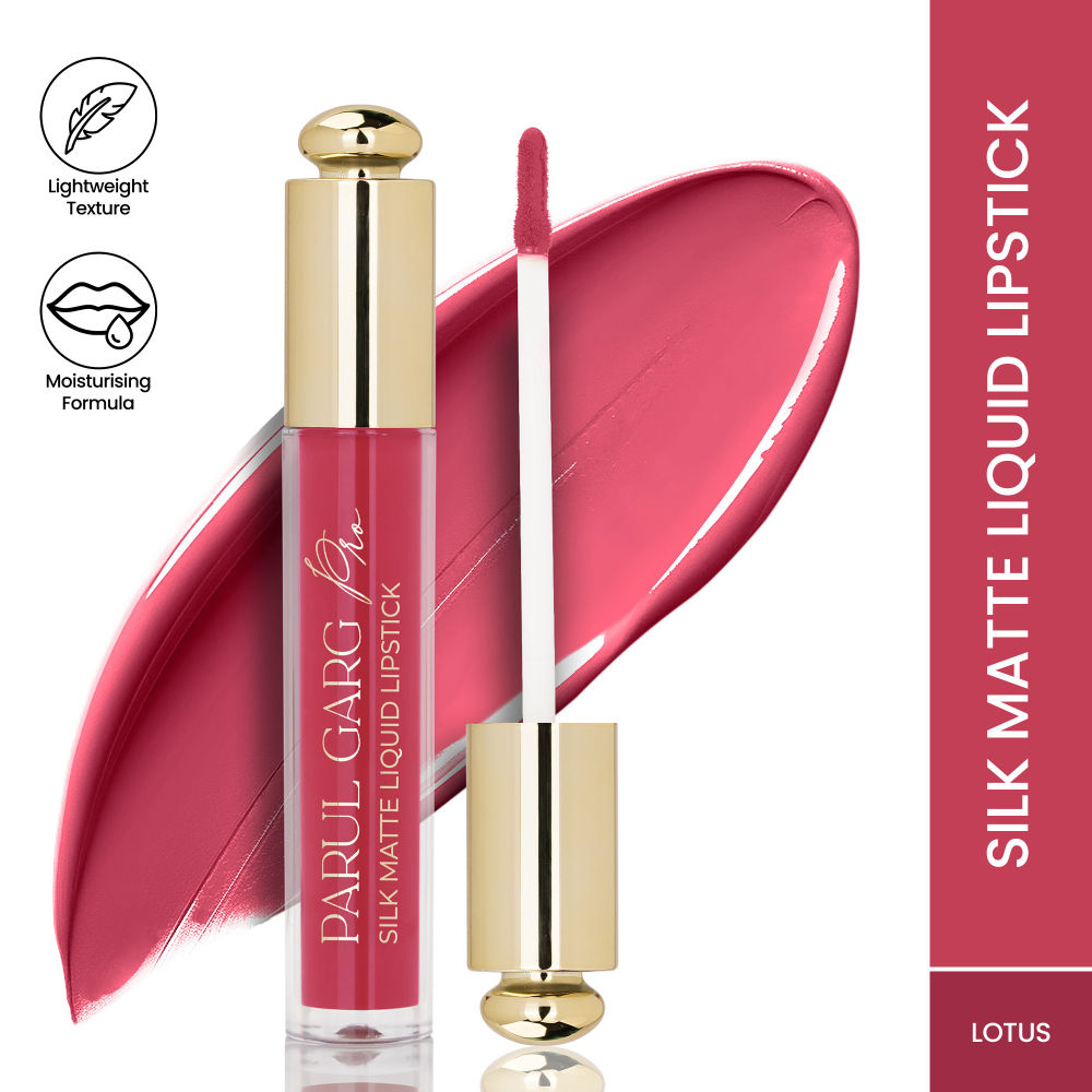 Silk Matte Liquid Lipstick, Long Lasting & Transfer-Proof - Lotus 17