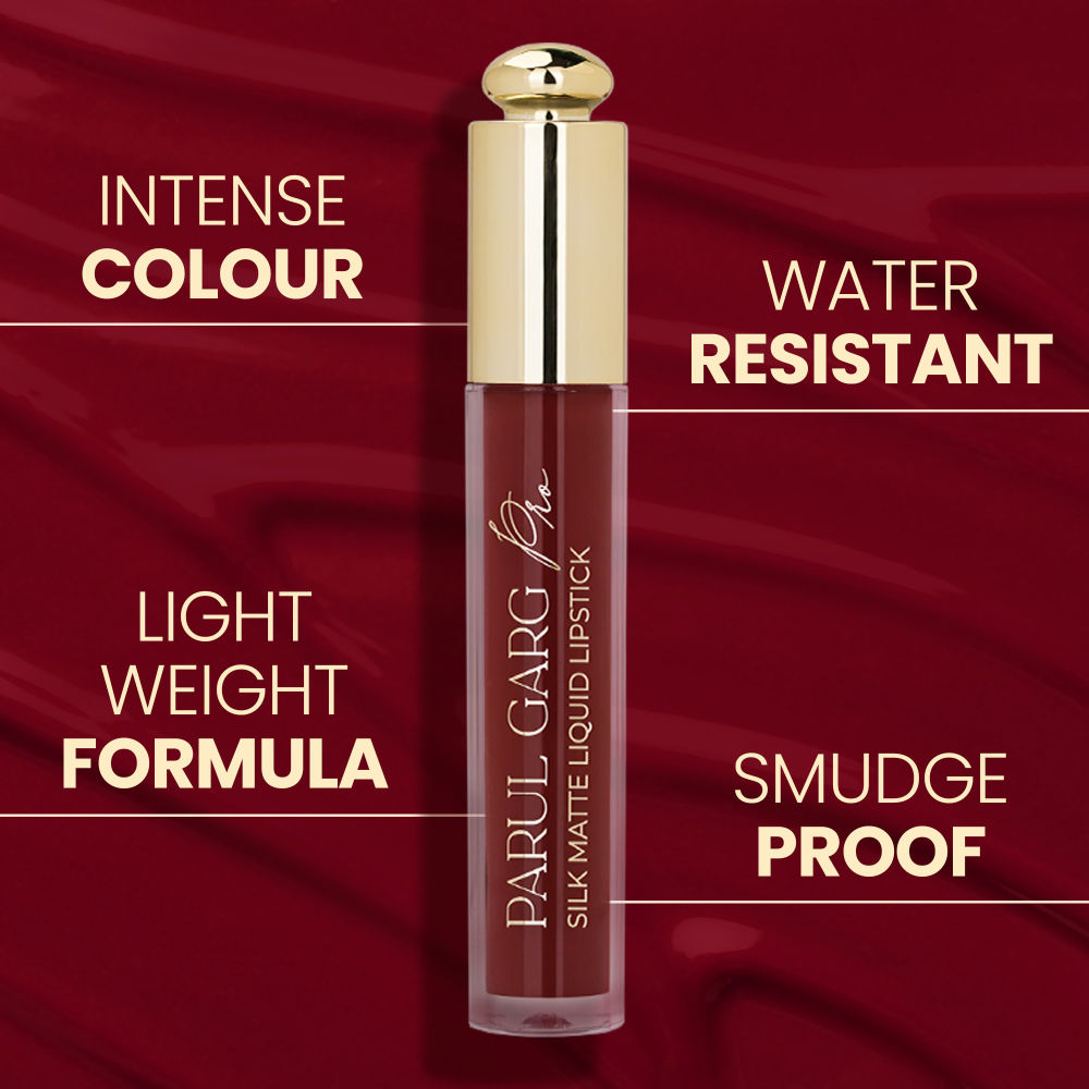 Silk Matte Liquid Lipstick, Long Lasting & Transfer-Proof