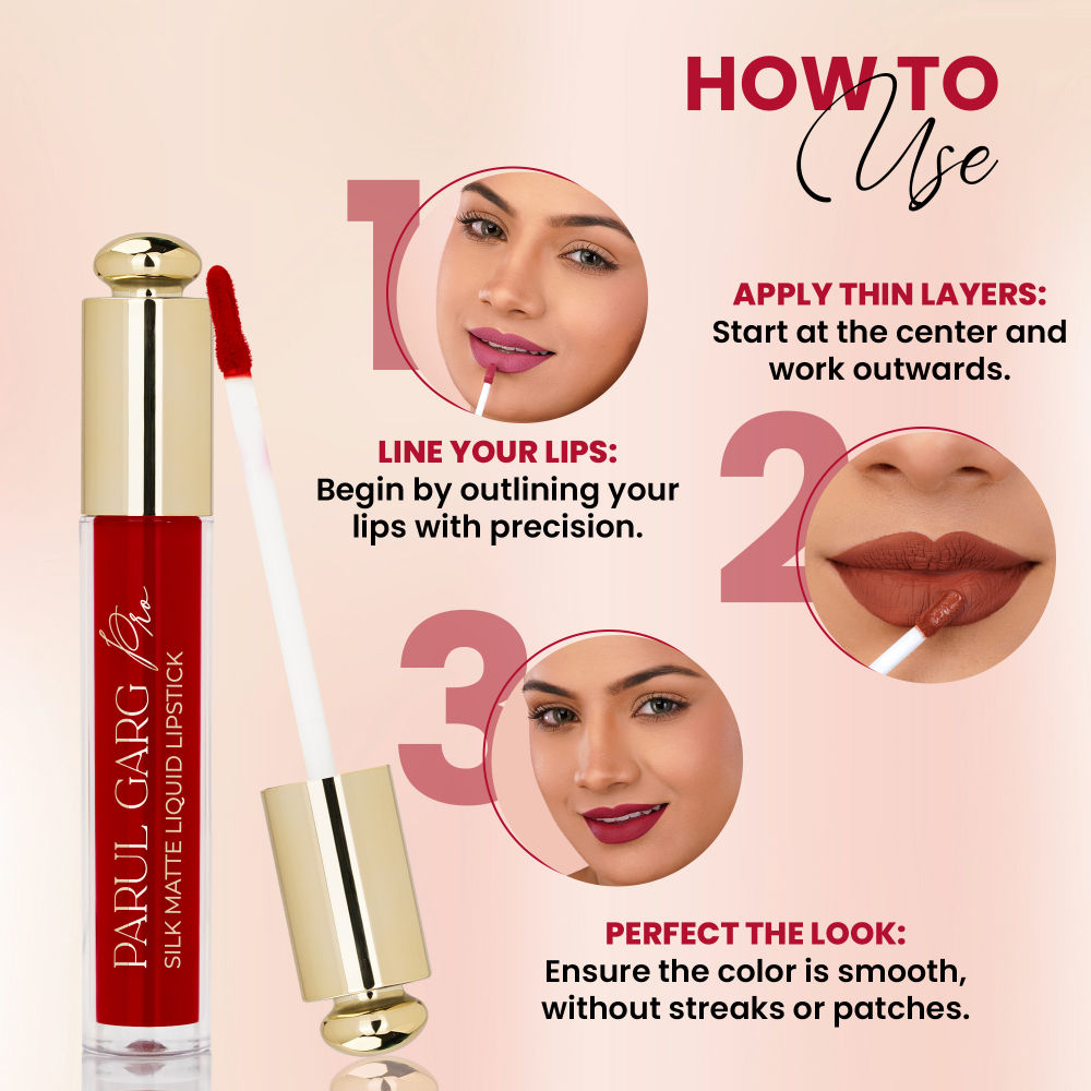 Silk Matte Liquid Lipstick, Long Lasting & Transfer-Proof