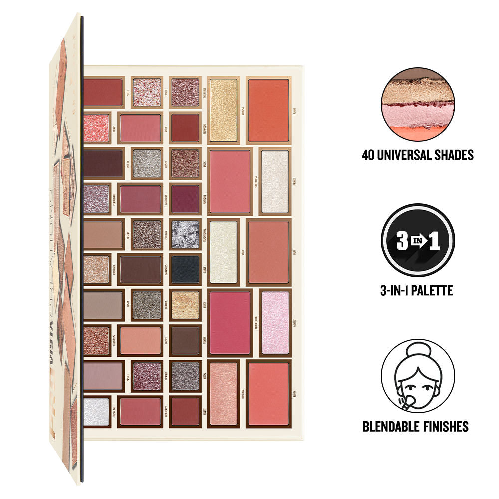 Pro Vista 40 Color Eyeshadow Palette