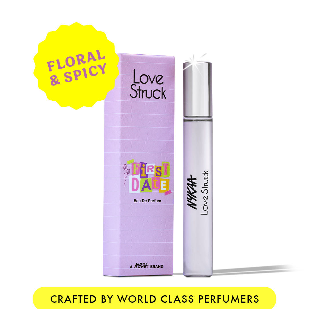 Nykaa Love Struck First Date Spicy Mini Travel Size Perfume With Orange Blossom & Musk For Women - First Date