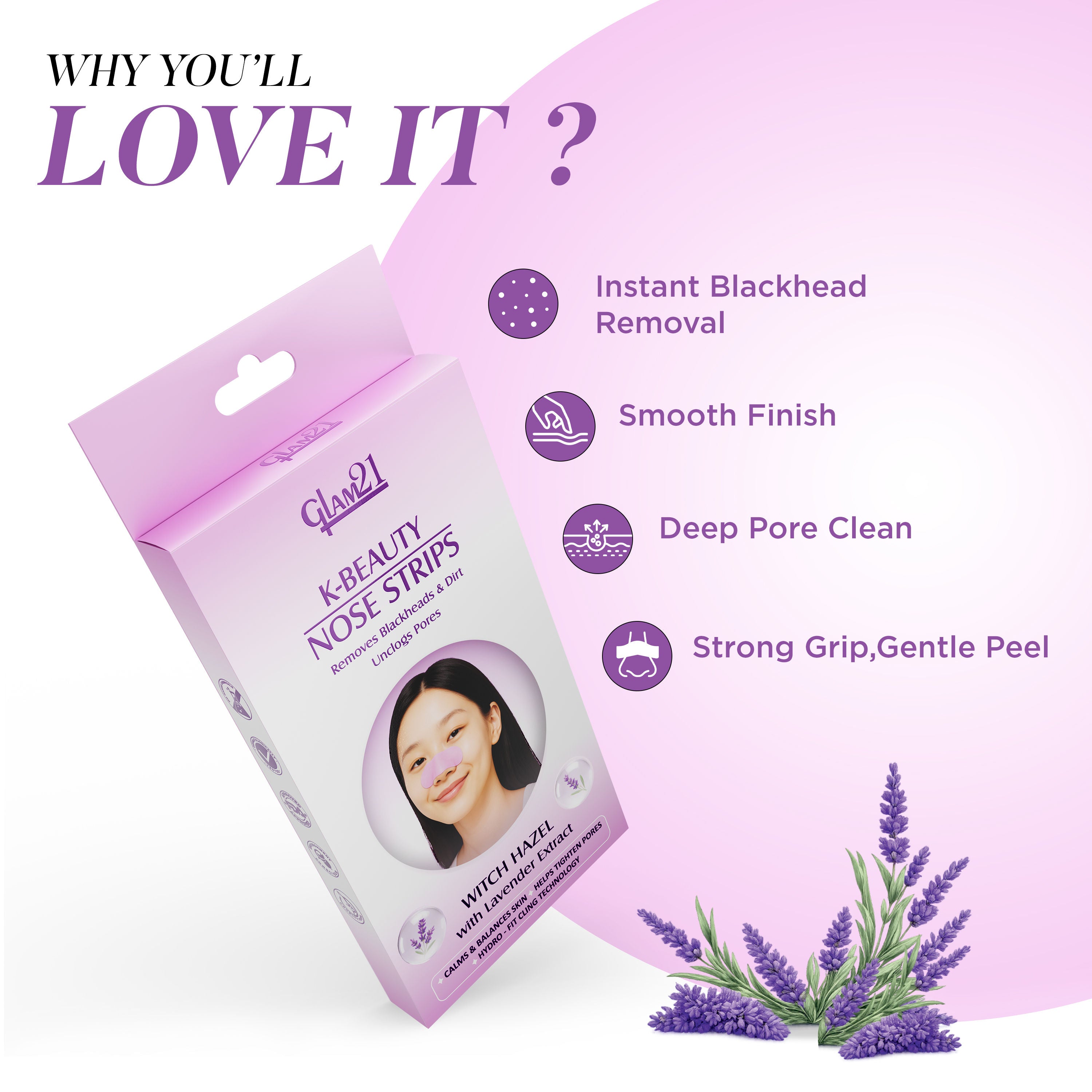 K-Beauty Nose Strips - Witch Hazel