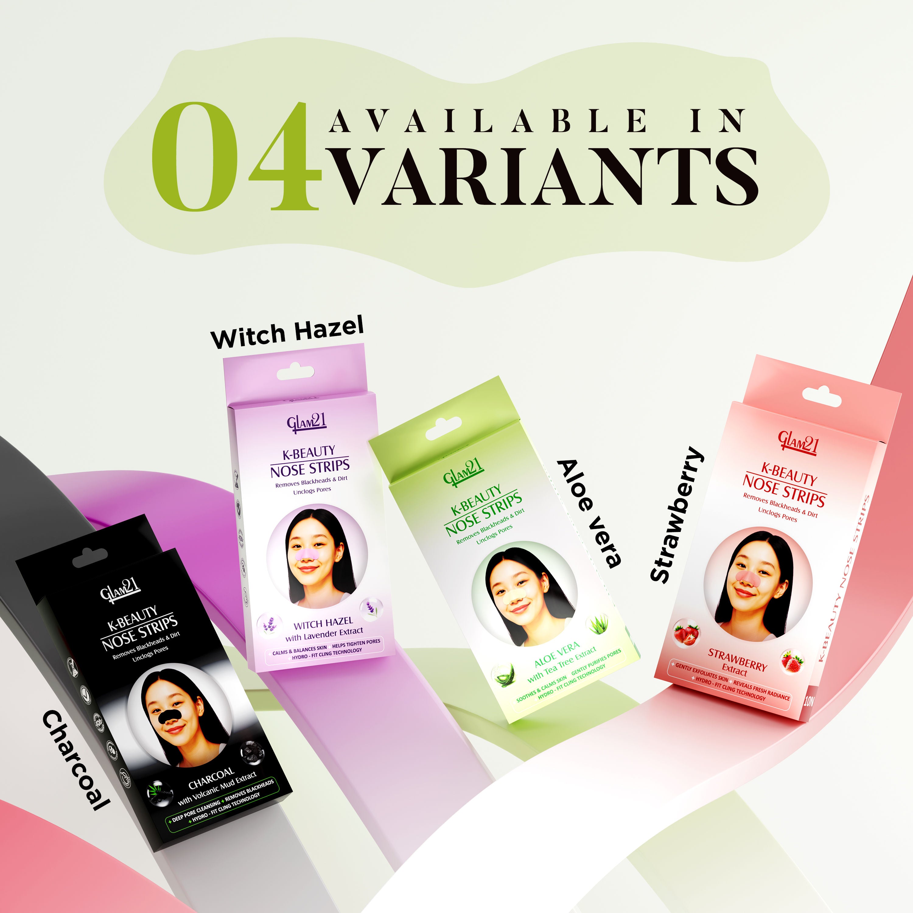 K-Beauty Nose Strips - Strawberry