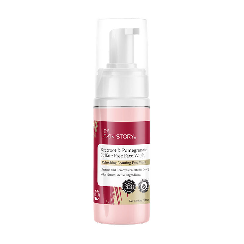 Beetroot Glow Foaming Face Wash For Dark Spots Anti-Aging Cleanses Pore Sulphate Free