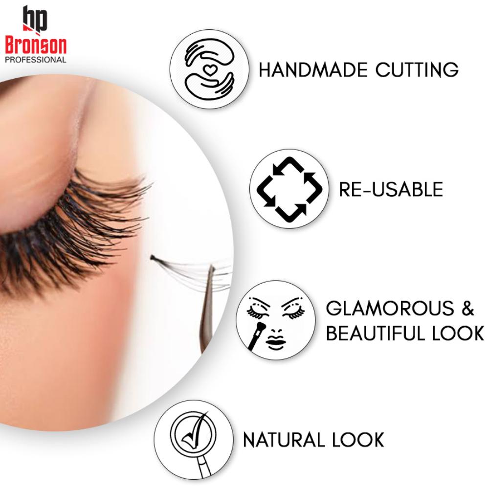 Eyelash set 3D false long and natural eye makeup 8 pairs No. T07