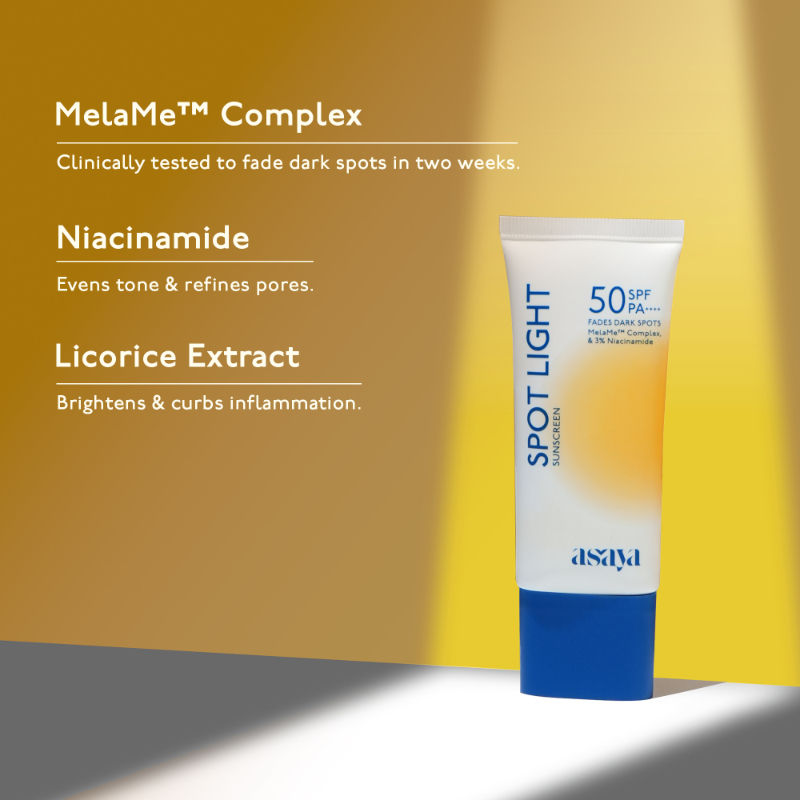 In-Vivo Tested Spot Light Depigmenting Sunscreen SPF 50 PA++++ No White Cast