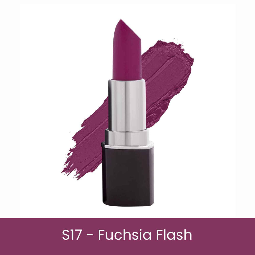 Matte & Satin Lipstick - S17 Fuchsia Flash