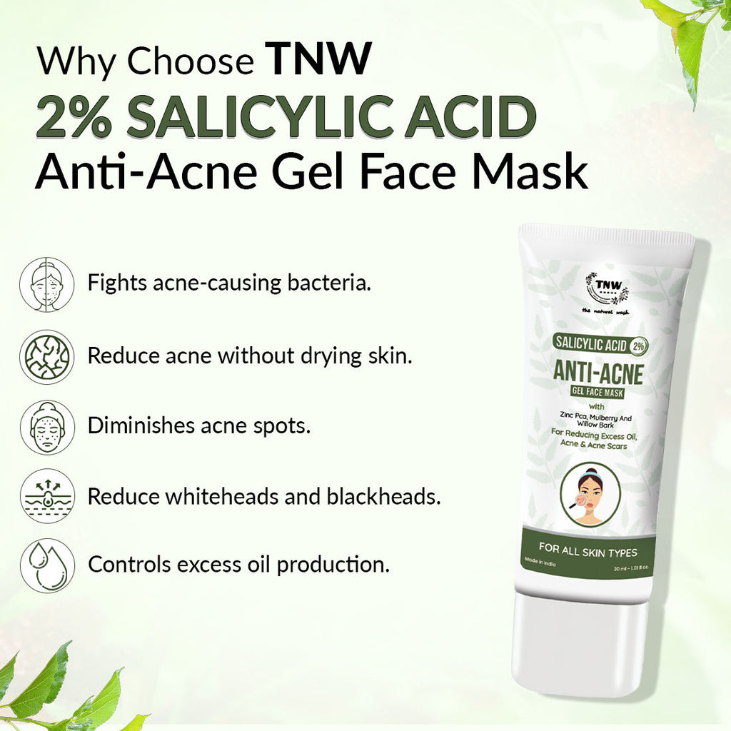 2% Salicylic Acid Anti-Acne Gel Face Mask