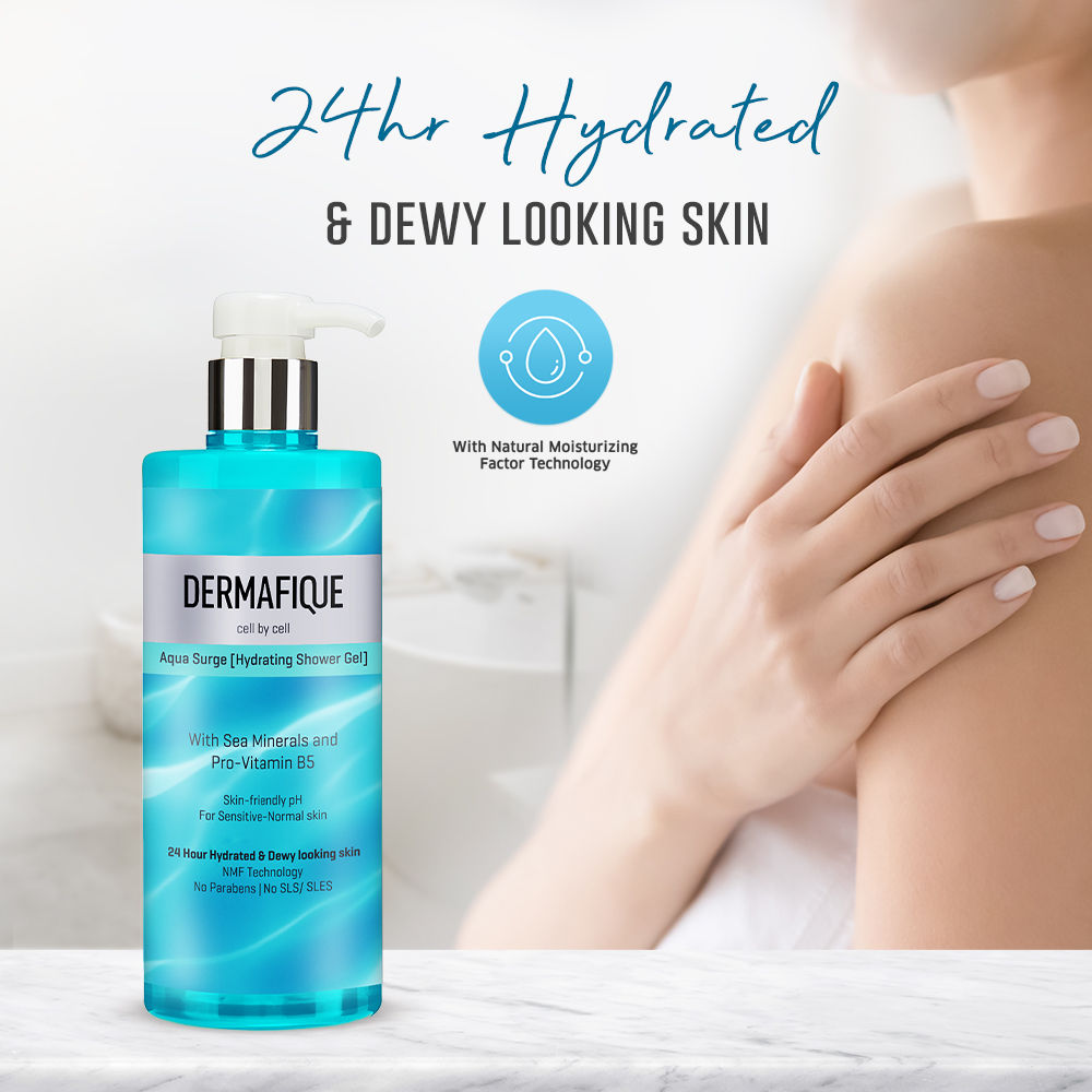 Aqua Surge Showergel, 24hr Hydration, Clinically Tested on Indian Skin