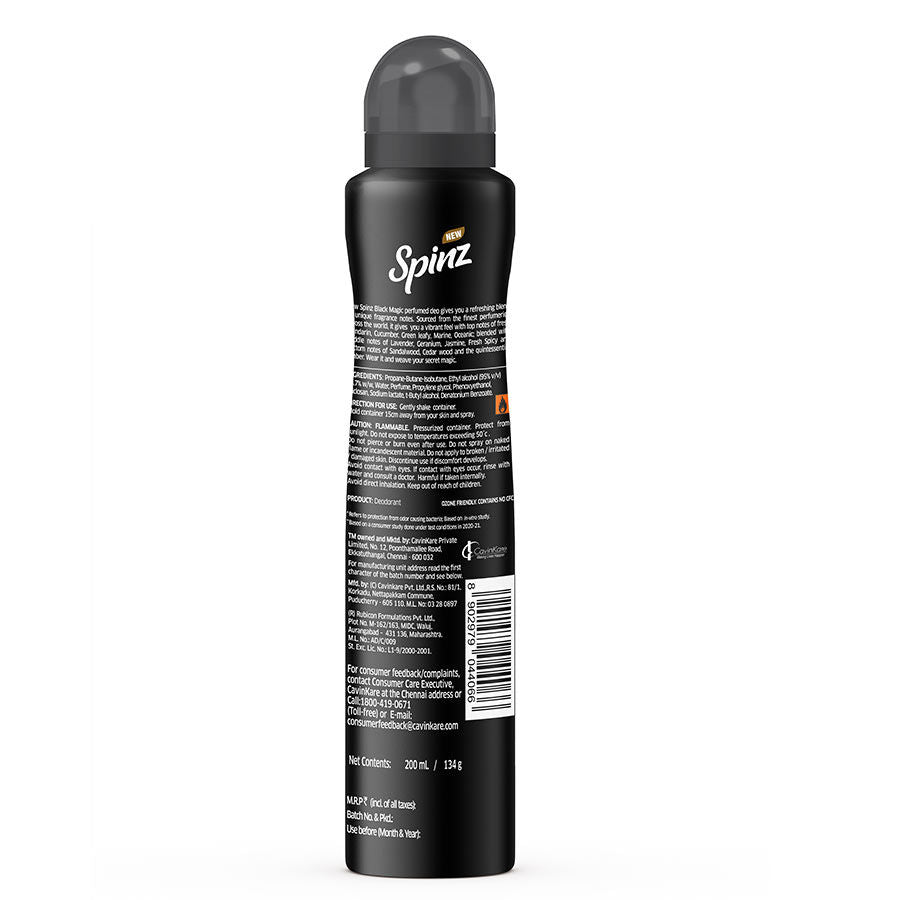 Black Magic Perfumed Deo
