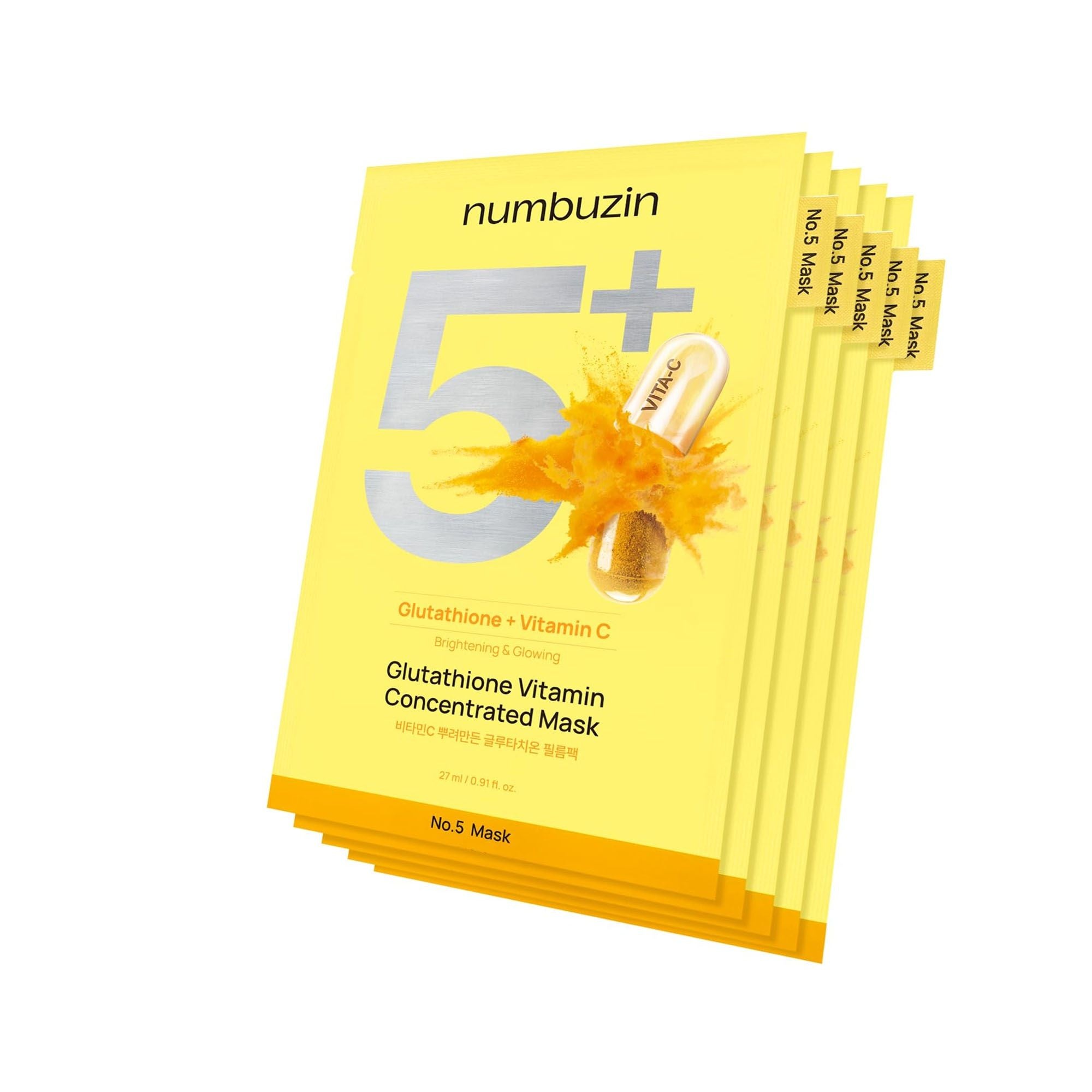 No.5+ Glutathione Vitamin Concentrated Mask