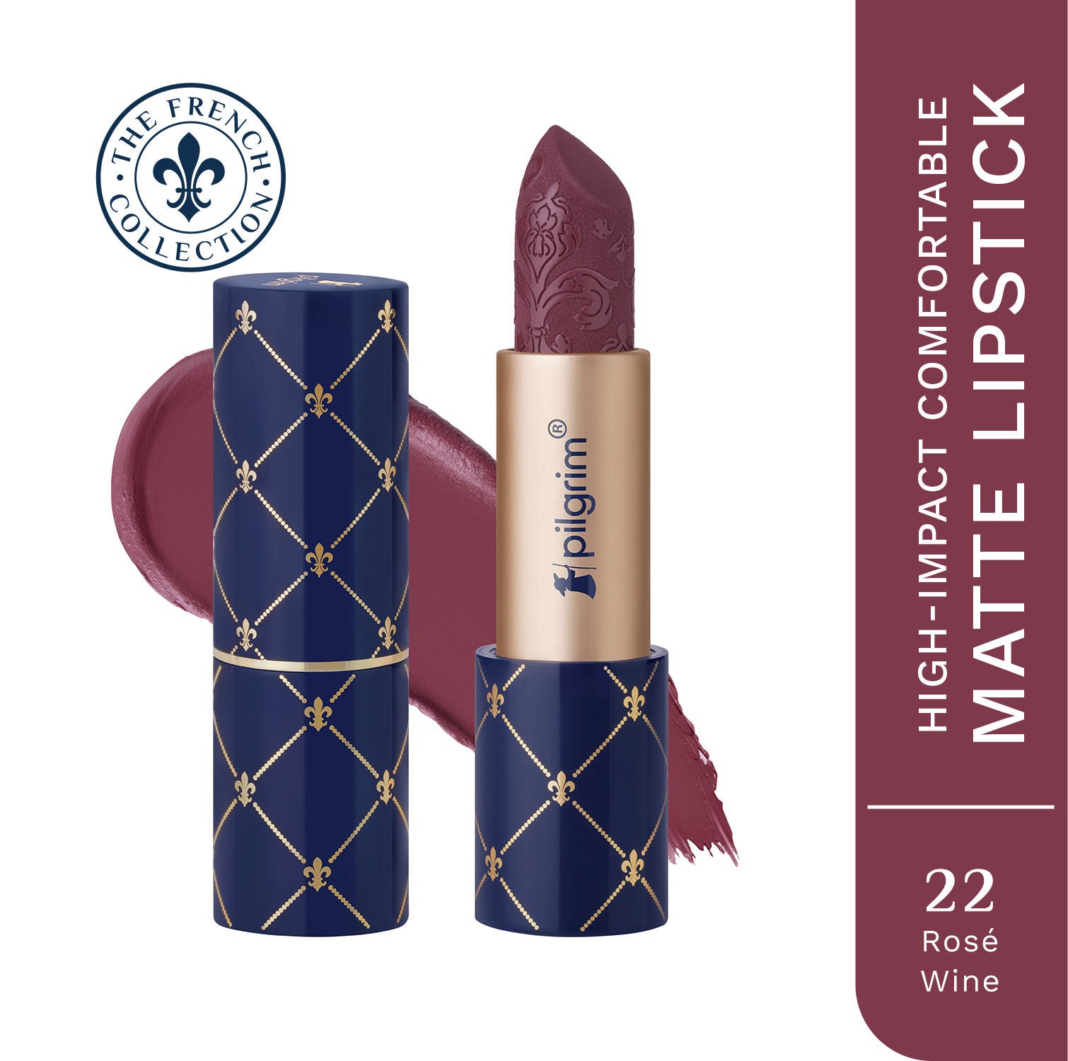 The French Collection Bullet Lipstick - 22 Rose Wine