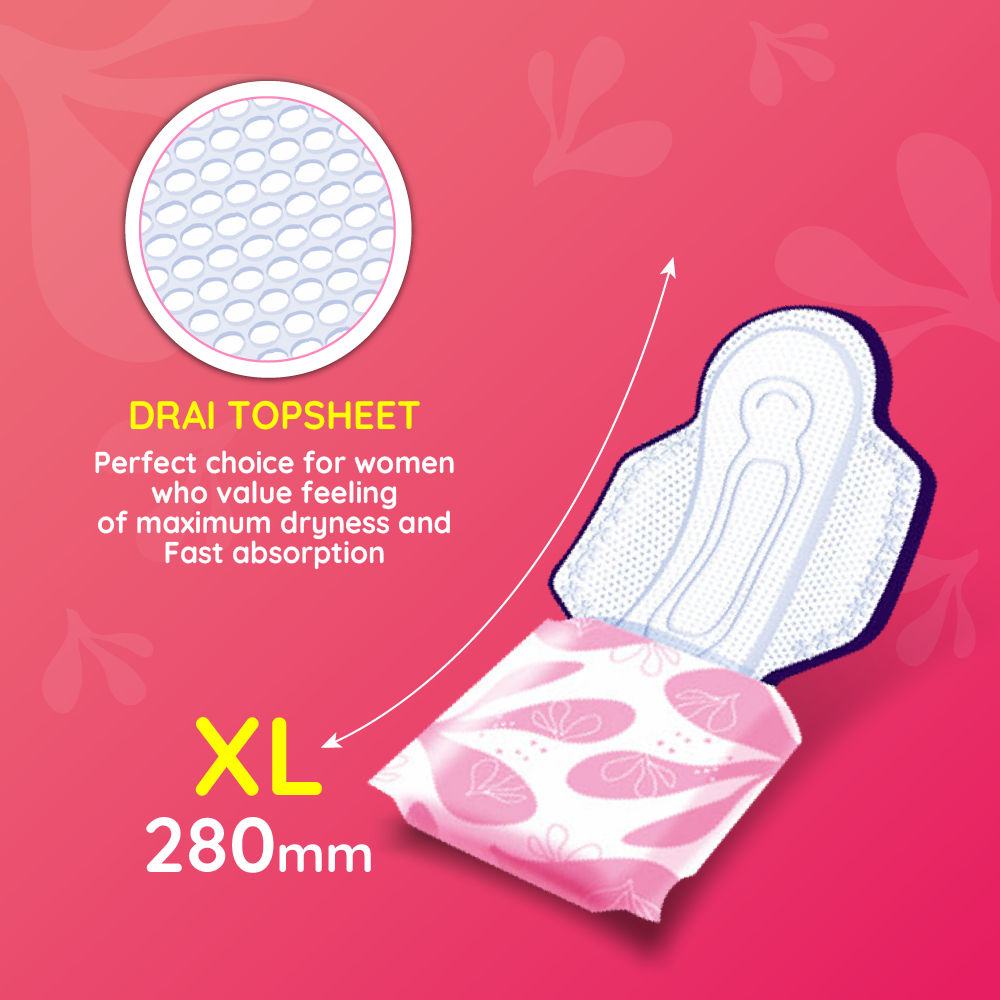 Classic Comfort Maxi Dry Sanitary Pads, 45 Pads + 15 Pads Free