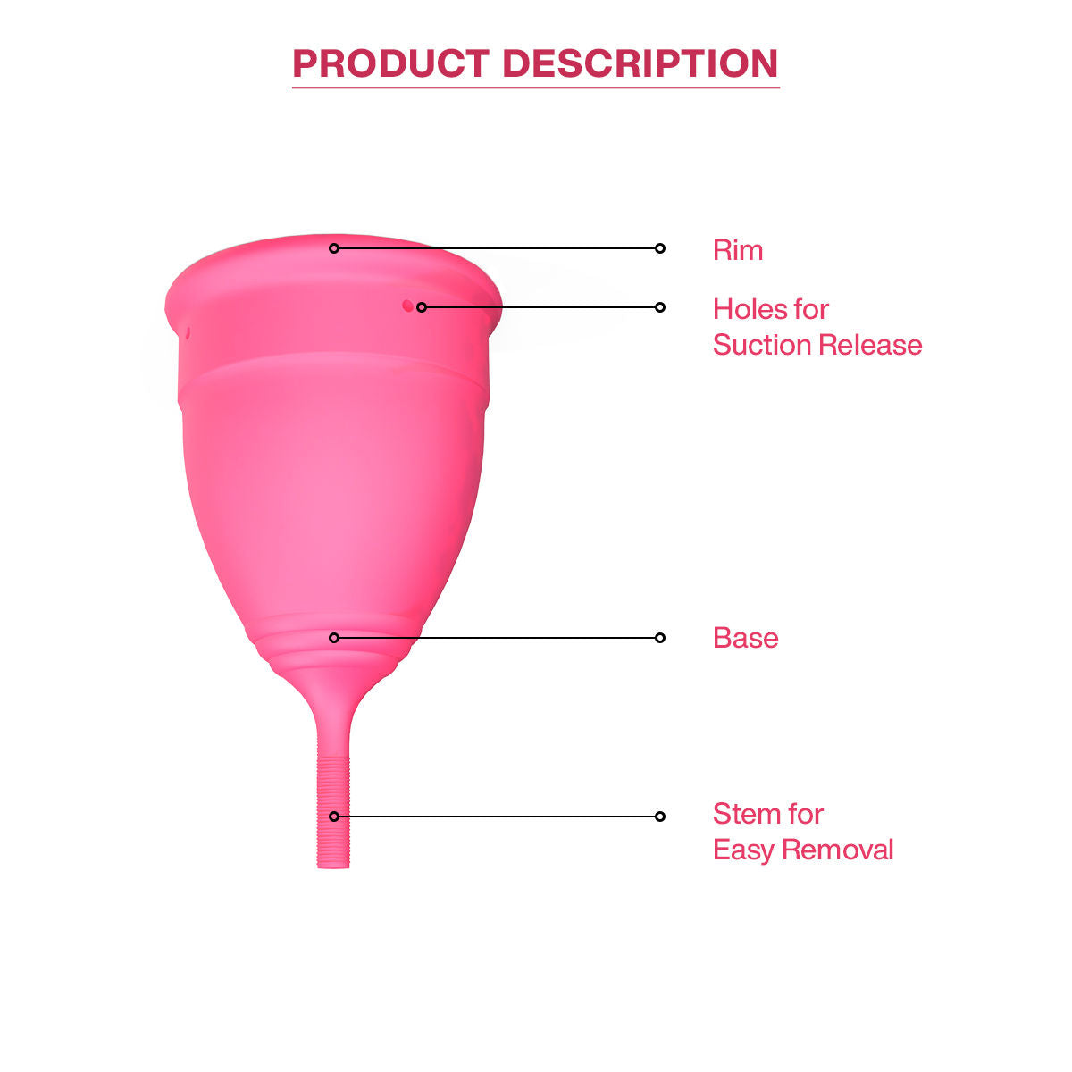 FDA Approved Reusable Menstrual Cup For Women