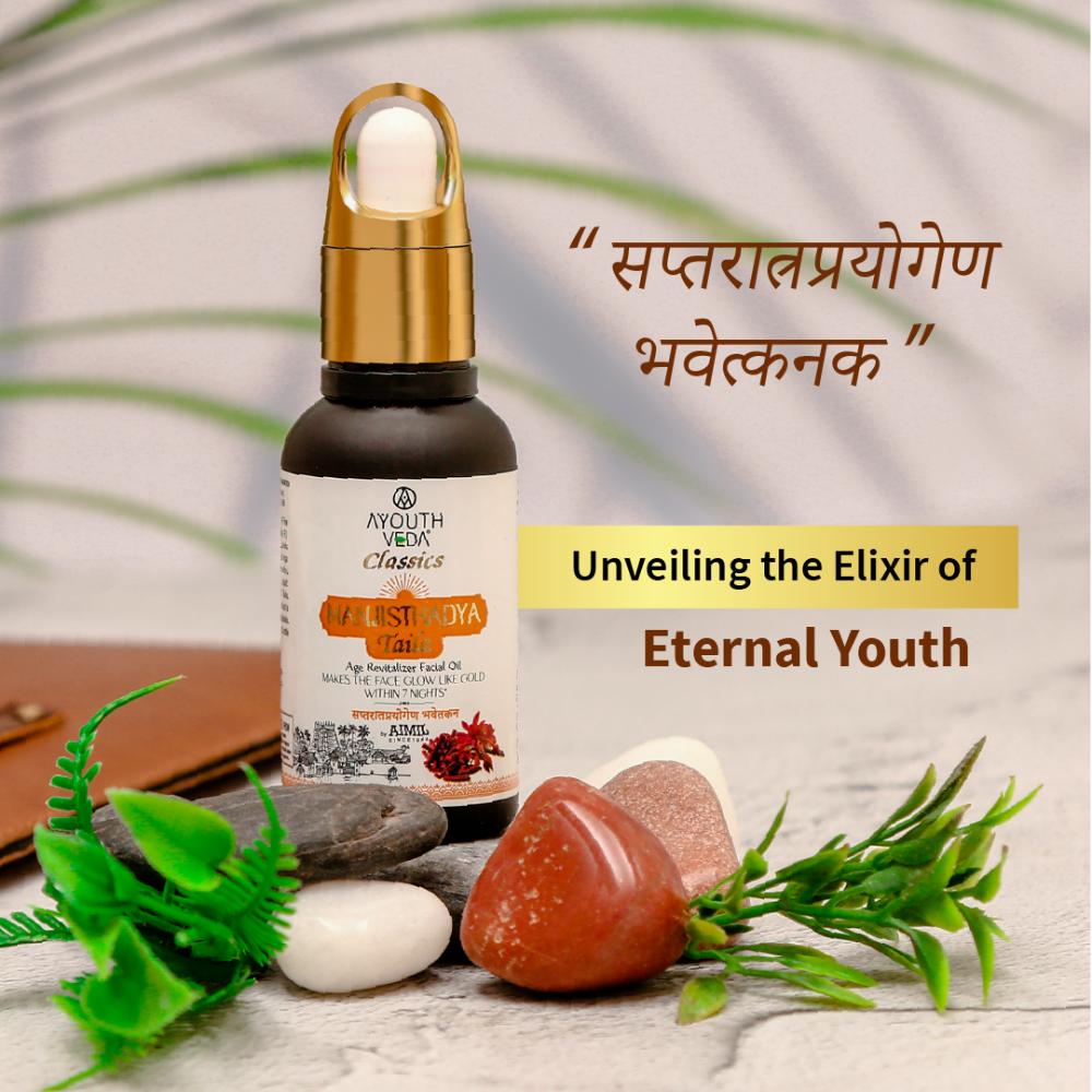 Manjisthadya Taila with Goat Milk & Herbs to Nourish Skin & Fade Blemishes