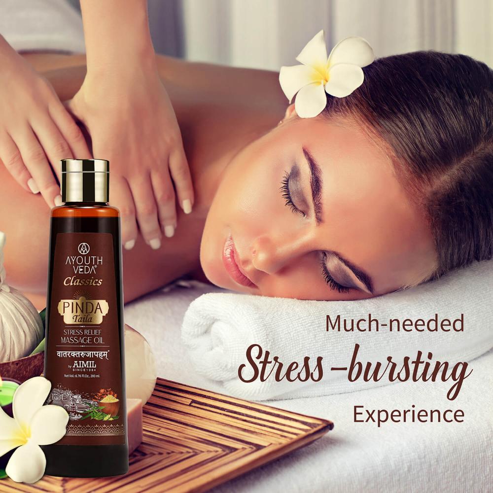 Pinda Taila Stress Relief Herbal Massage Oil Heals Damaged Tissue