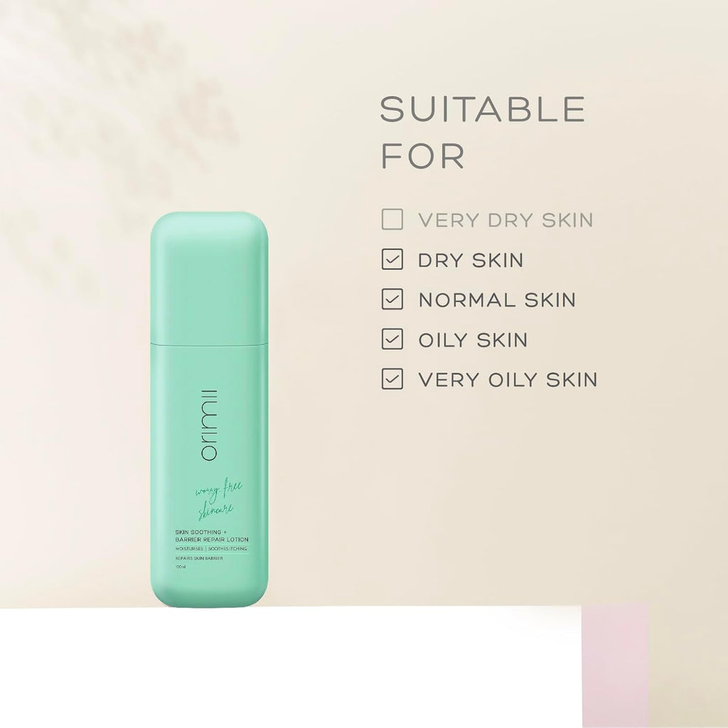 Barrier Repair Non-Comedogenic Body Lotion with Ceramides - Moisturizes & Reduces Itching