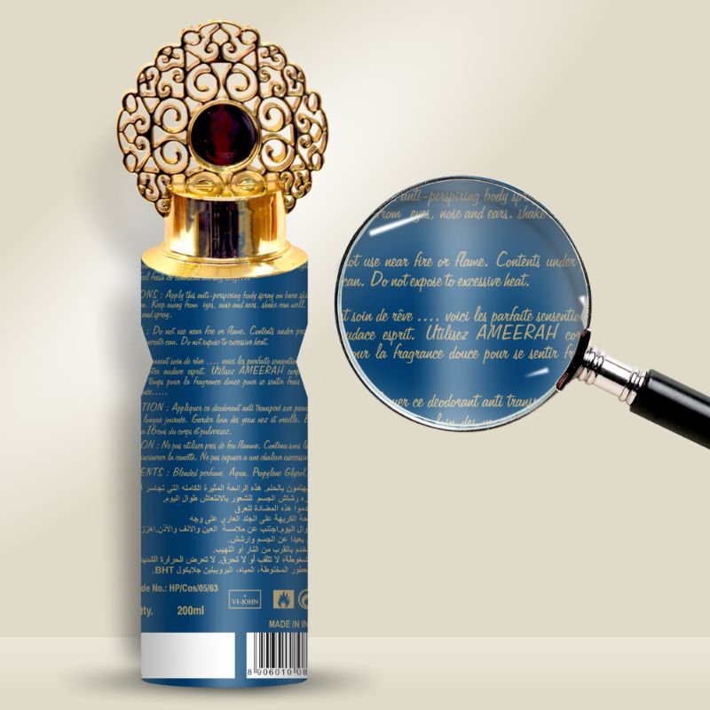 Ameerah Zam Zam Perfumed Body Spray