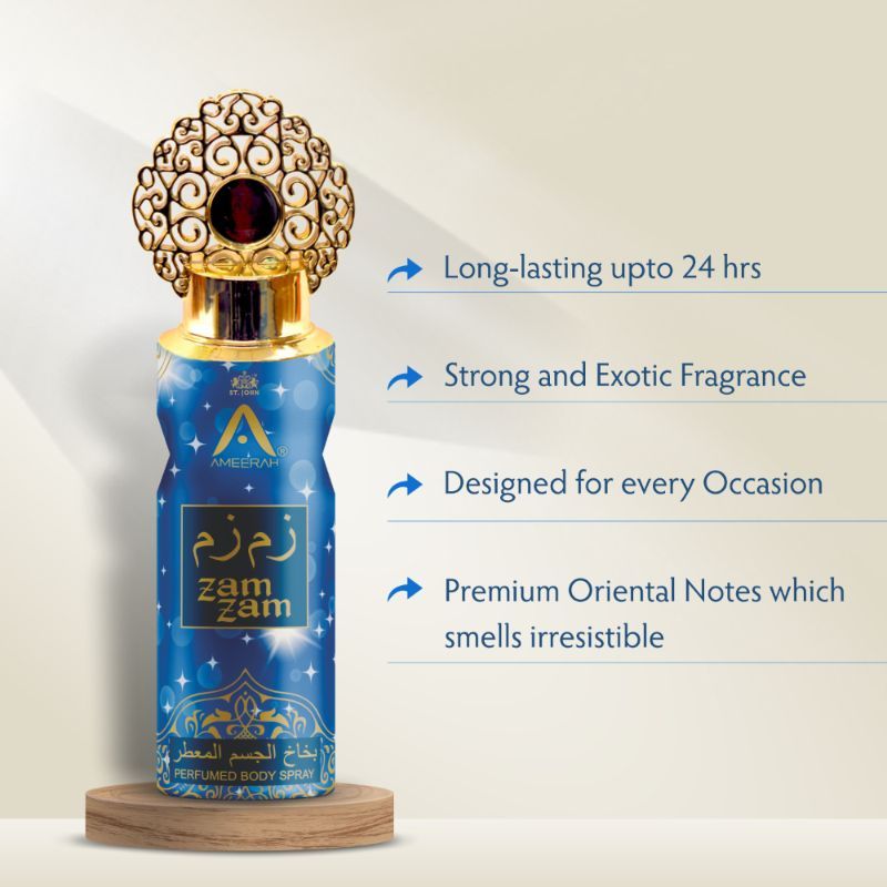 Ameerah Zam Zam Perfumed Body Spray
