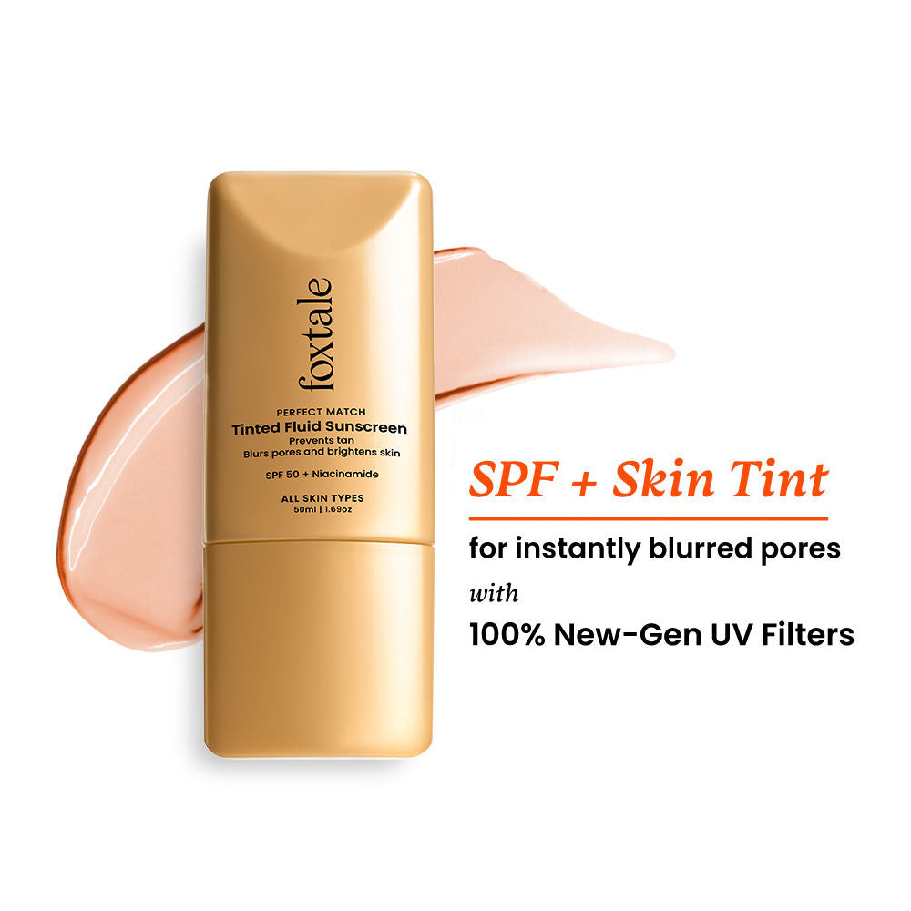 SPF 50 PA+++ Tinted Fluid Sunscreen