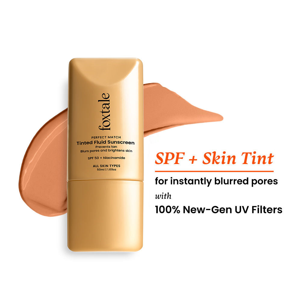 SPF 50 PA+++ Tinted Fluid Sunscreen - Mocha5