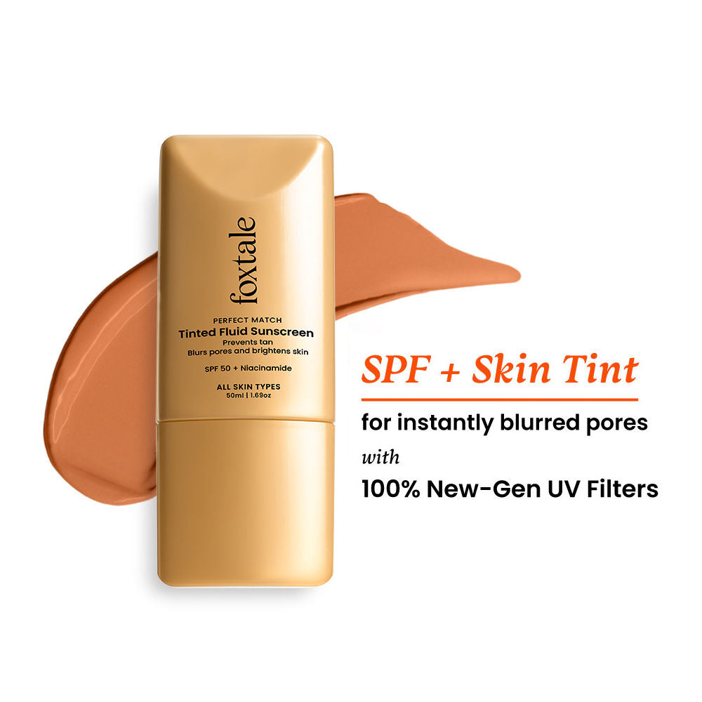 SPF 50 PA+++ Tinted Fluid Sunscreen - Coco6