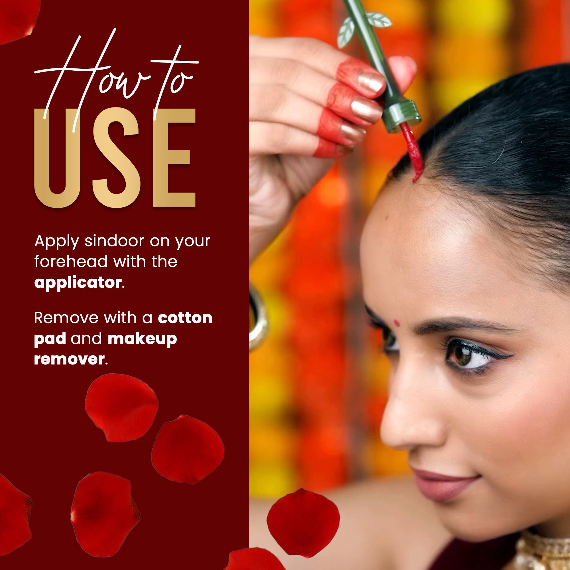 Rose Liquid Sindoor - Long Lasting, Smudge Proof & Waterproof