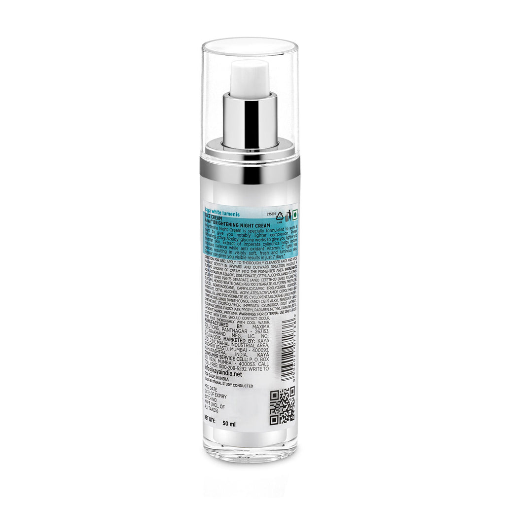 Brightening Night Cream, with Azeloyl Glycine & Vitamin C for all skin types