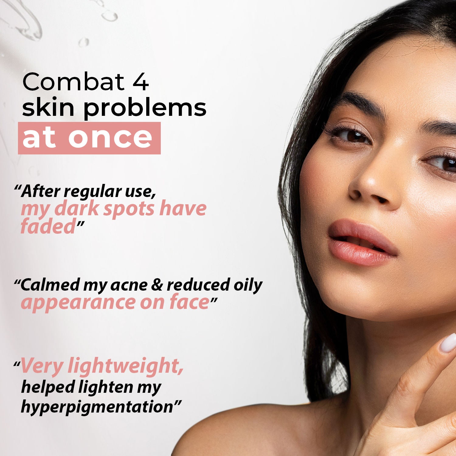 10% Niacinamide + 1% Azeloglycina Face Serum, Dark Spot Corrector, Fights Acne, All Skin Type