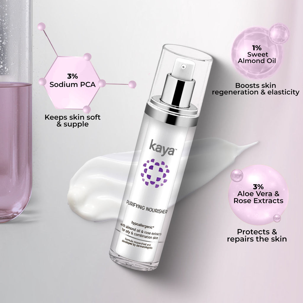 Acne Care Purifying Nourisher, Gentle/light/non-greasy daily Moisturizer for oily & pimple prone skin, 50 ml