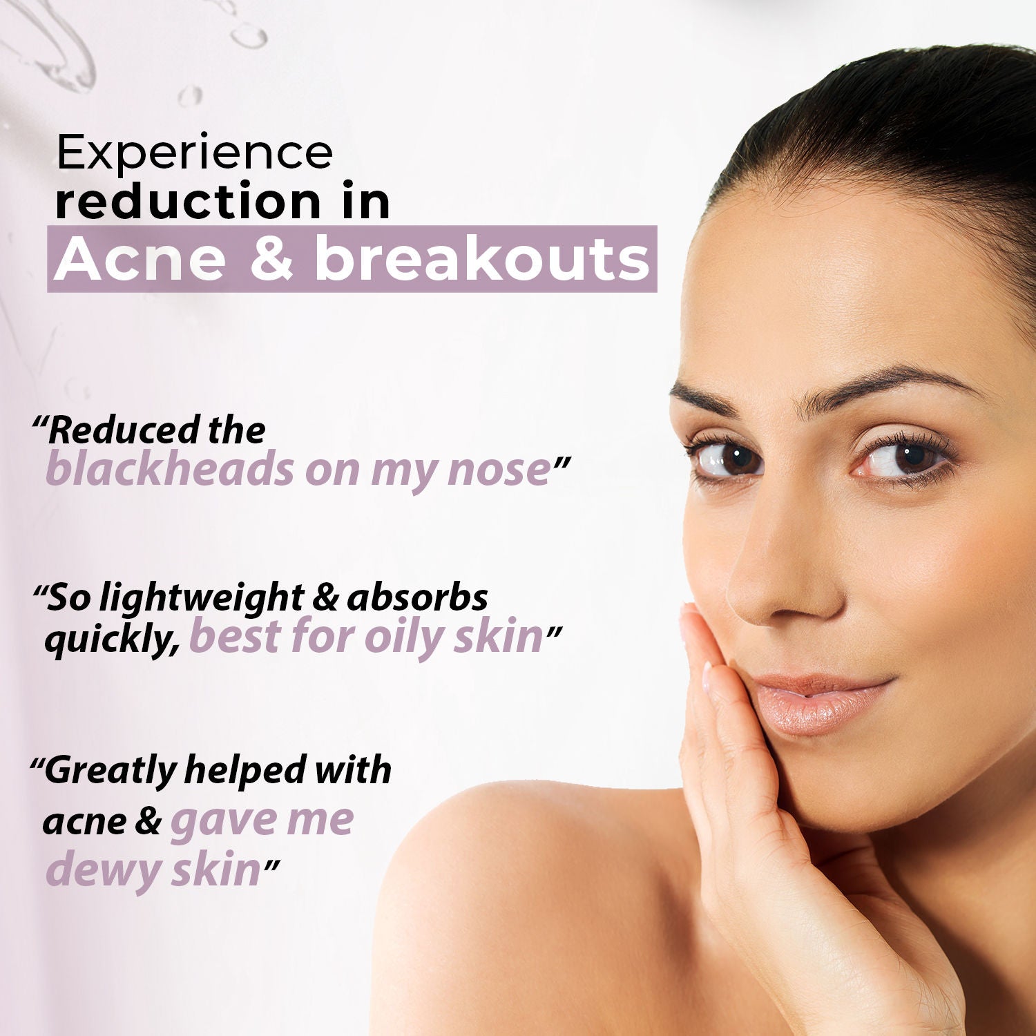 Acne Care Purifying Nourisher, Gentle/light/non-greasy daily Moisturizer for oily & pimple prone skin, 50 ml