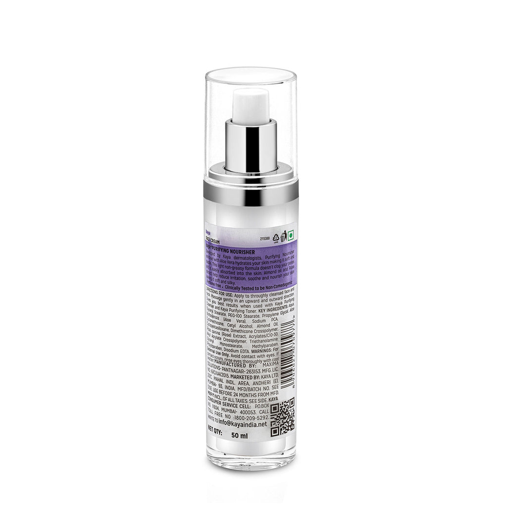 Acne Care Purifying Nourisher, Gentle/light/non-greasy daily Moisturizer for oily & pimple prone skin, 50 ml