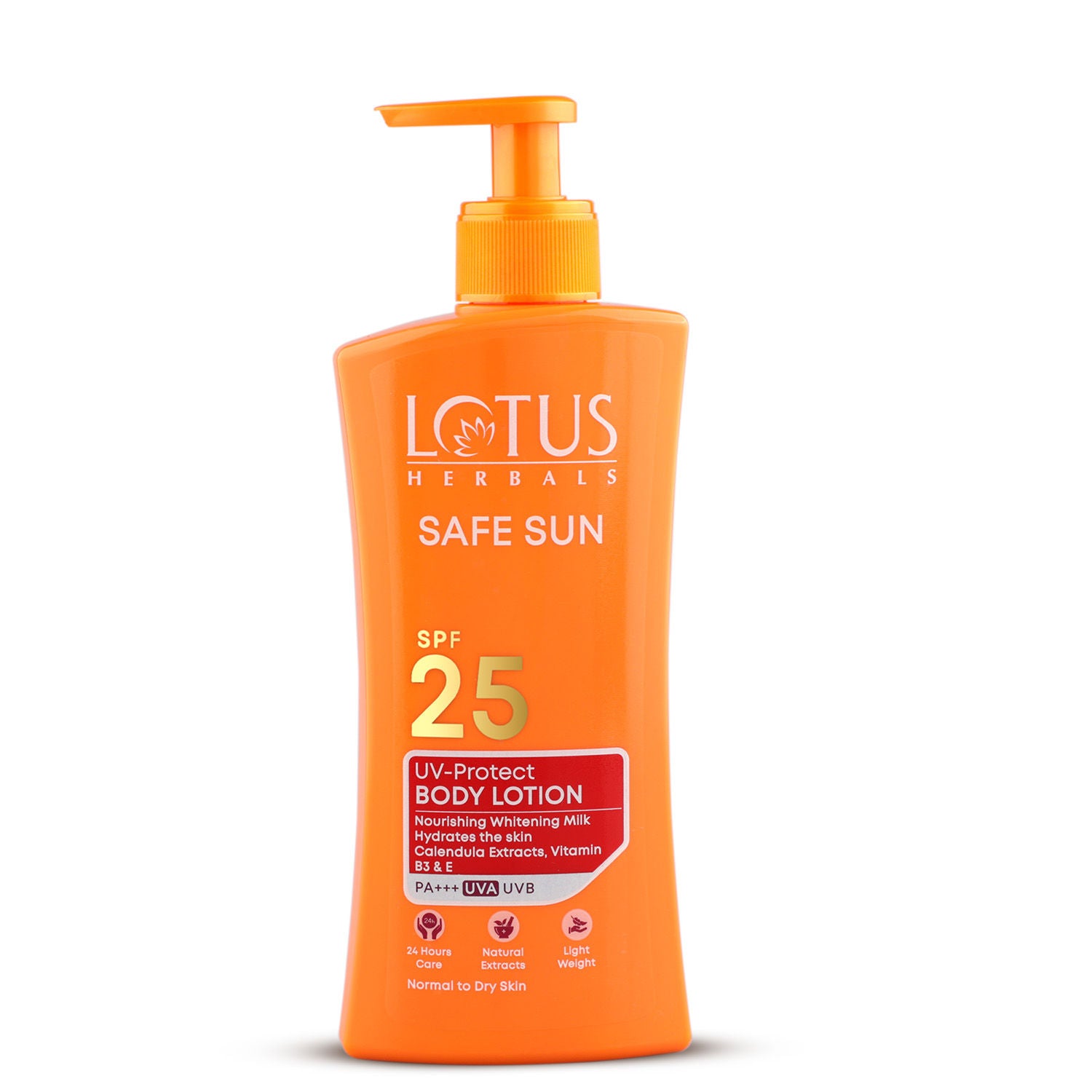 Safe Sun UV Protect Body Lotion, SPF 25 PA+++ Nourishing Whitening Milk