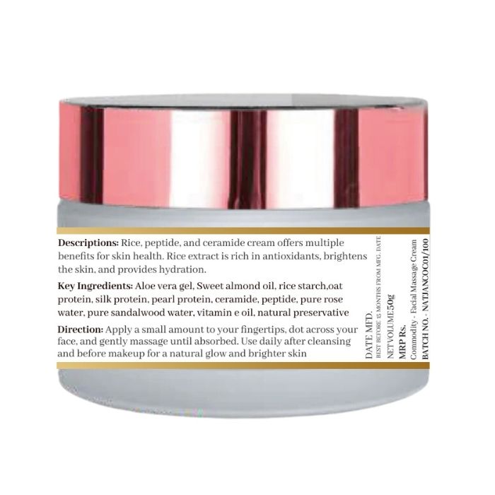 Rice, Peptide & Ceramide Cream