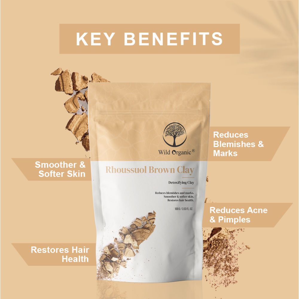 Rhoussuol Brown Detoxifying Clay Powder
