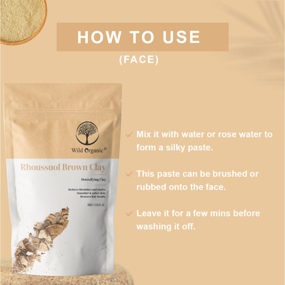 Rhoussuol Brown Detoxifying Clay Powder
