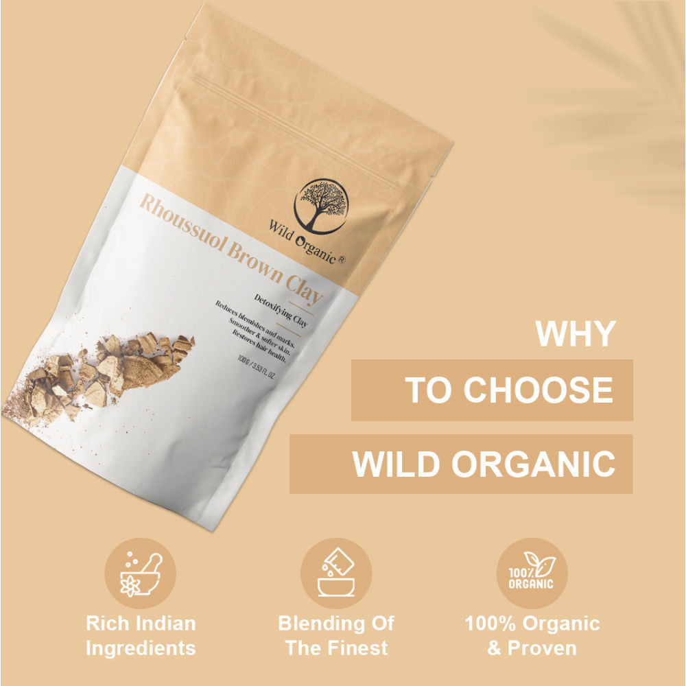 Rhoussuol Brown Detoxifying Clay Powder