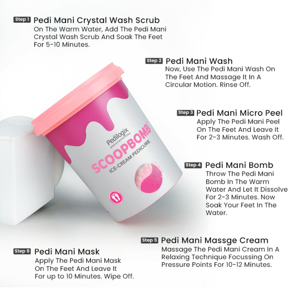 Pedilogix Scoop Bomb Pedicure With Bath Bomb