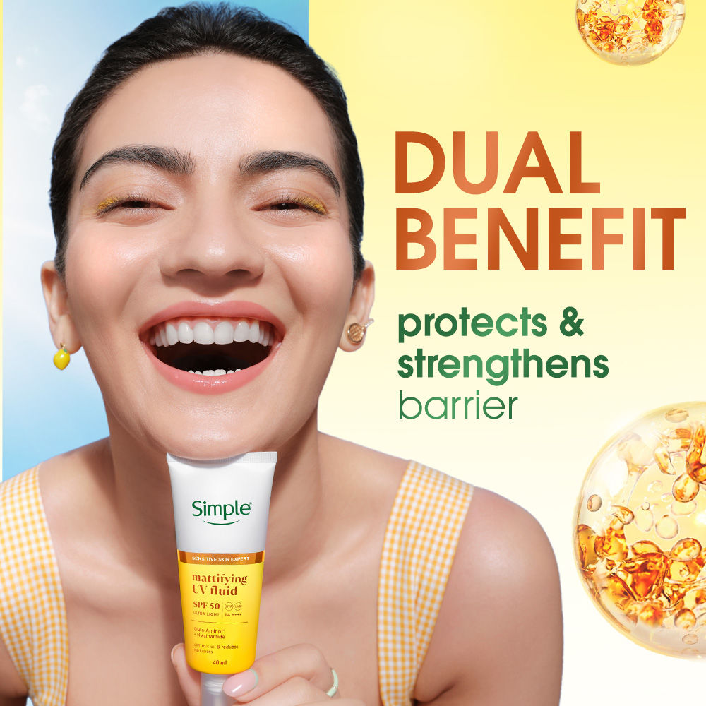 Mattifying UV Fluid SPF 50 PA++++ with Niacinamide Sunscreen For Oily & Sensitive Skin