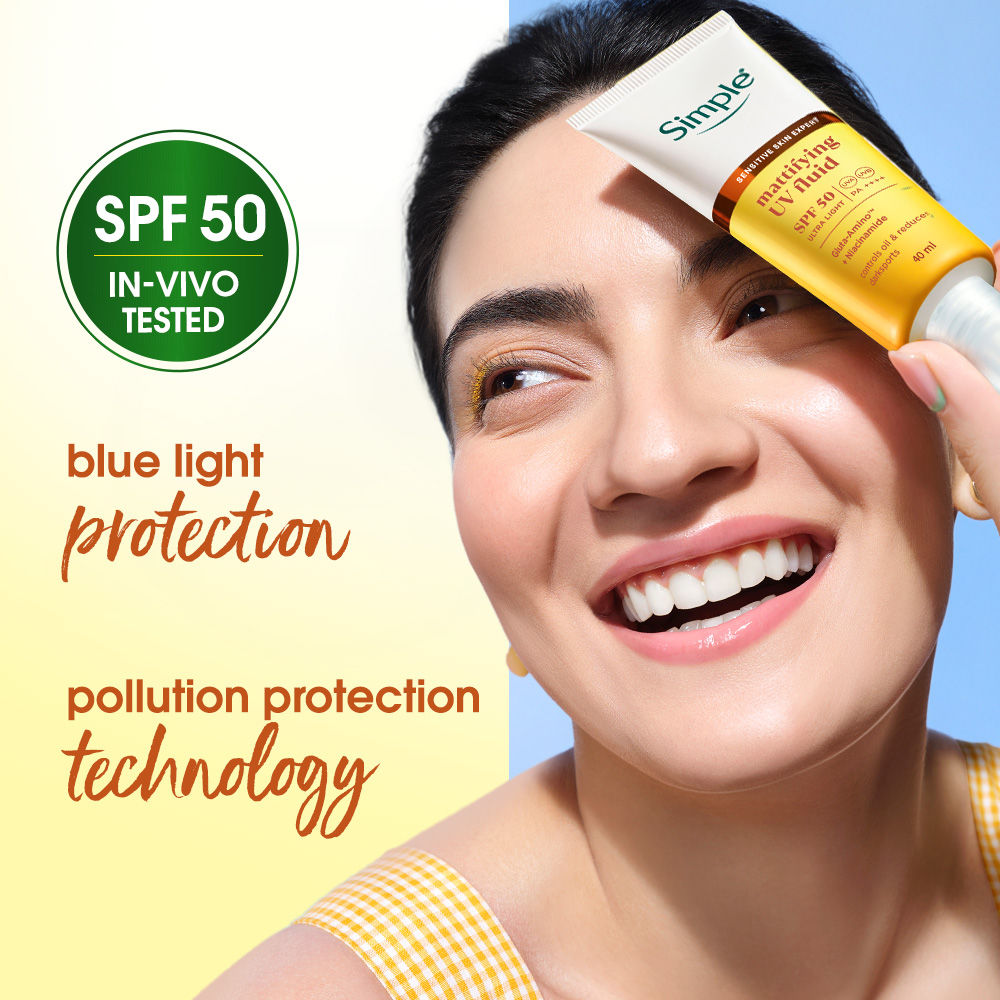 Mattifying UV Fluid SPF 50 PA++++ with Niacinamide Sunscreen For Oily & Sensitive Skin
