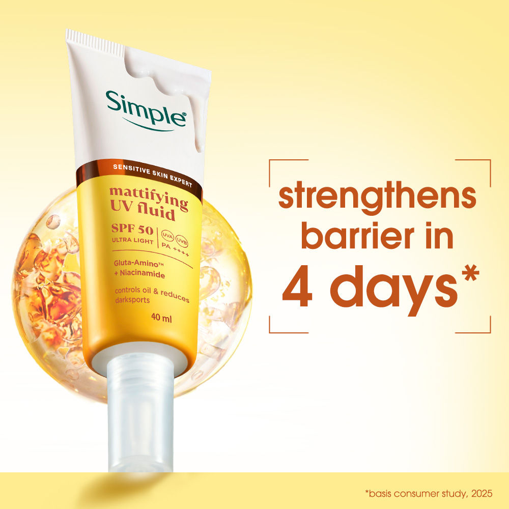 Mattifying UV Fluid SPF 50 PA++++ with Niacinamide Sunscreen For Oily & Sensitive Skin