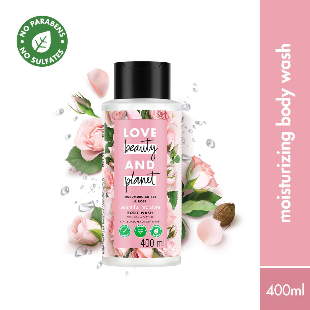 Murumuru Butter And Rose Moisturising Creme Body Wash