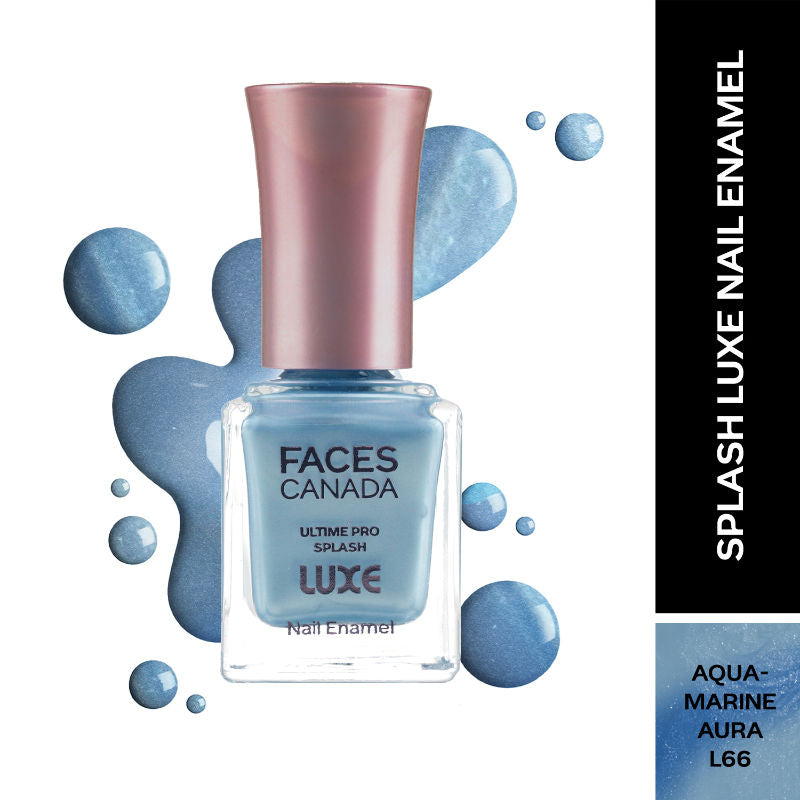 Ultime Pro Splash Luxe Nail Enamel - Aquamarine Aura L66